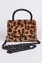 Load image into Gallery viewer, Leopard Faux Fur Clutch